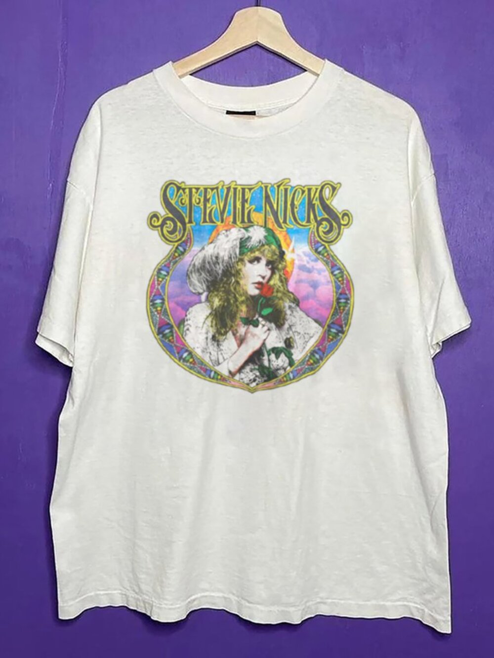 Vintage Stevie Nicks Style Unisex Shirt, Retro Fleetwood Mac Rock Band Shirt Tee